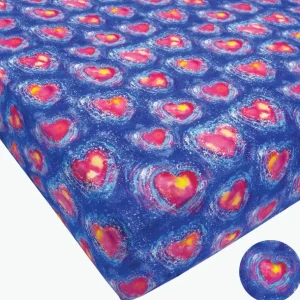 Shop All | A Thousand Hearts Twin Fitted Sheet - CaringForTots - Professional Baby and Children's Products | Caring for Growth, Caring for Every Moment