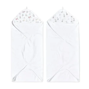 Shop All | aden + anais Essentials Hooded Towel - 2 Pack - Country Floral - CaringForTots - Professional Baby and Children's Products | Caring for Growth, Caring for Every Moment