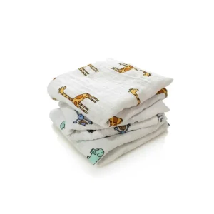 Shop All | aden + anais Muslin Squares - Jungle Jam - 3 Pack - CaringForTots - Professional Baby and Children's Products | Caring for Growth, Caring for Every Moment