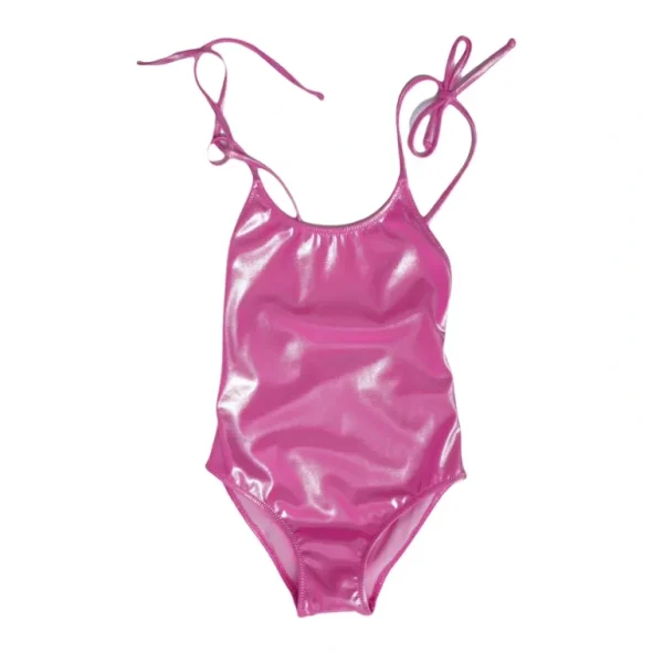 Shop All | Afrodite Glossy Pink One Piece - CaringForTots - Professional Baby and Children's Products | Caring for Growth, Caring for Every Moment