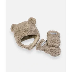 Shop All | 7 A.M. Enfant Cub Set Teddy - Hat Mittens - CaringForTots - Professional Baby and Children's Products | Caring for Growth, Caring for Every Moment