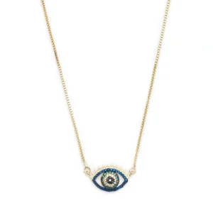 Shop All | Anastasia Evil Eye Necklace - CaringForTots - Professional Baby and Children's Products | Caring for Growth, Caring for Every Moment