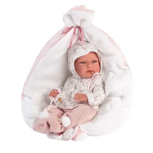 Shop All | Anatomically Correct Baby Doll With Reversible Blanket | 15.7" | Nikki - CaringForTots - Professional Baby and Children's Products | Caring for Growth, Caring for Every Moment