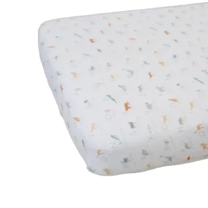 Shop All | Animal Alphabet Oh So Soft Muslin Crib Sheet - CaringForTots - Professional Baby and Children's Products | Caring for Growth, Caring for Every Moment