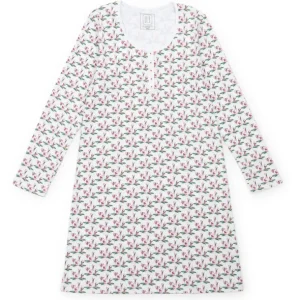 Shop All | Ann Women's Longsleeve Nightgown - Merry Little Cocktails - CaringForTots - Professional Baby and Children's Products | Caring for Growth, Caring for Every Moment