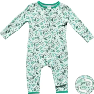 Shop All | Aquamarine Narwhals Coverall (0-3t) - CaringForTots - Professional Baby and Children's Products | Caring for Growth, Caring for Every Moment