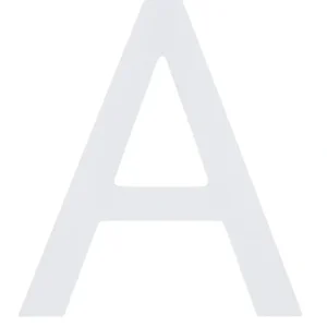 Shop All | Arial Font White Painted Mdf Wood Letter A (6 Inches) - CaringForTots - Professional Baby and Children's Products | Caring for Growth, Caring for Every Moment