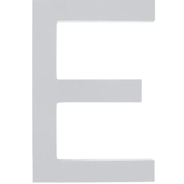 Shop All | Arial Font White Painted Mdf Wood Letter E (6 Inches) - CaringForTots - Professional Baby and Children's Products | Caring for Growth, Caring for Every Moment