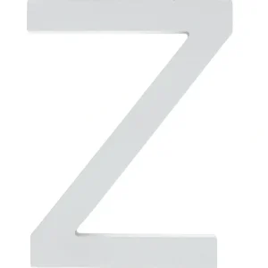 Shop All | Arial Font White Painted Mdf Wood Letter Z (6 Inches) - CaringForTots - Professional Baby and Children's Products | Caring for Growth, Caring for Every Moment