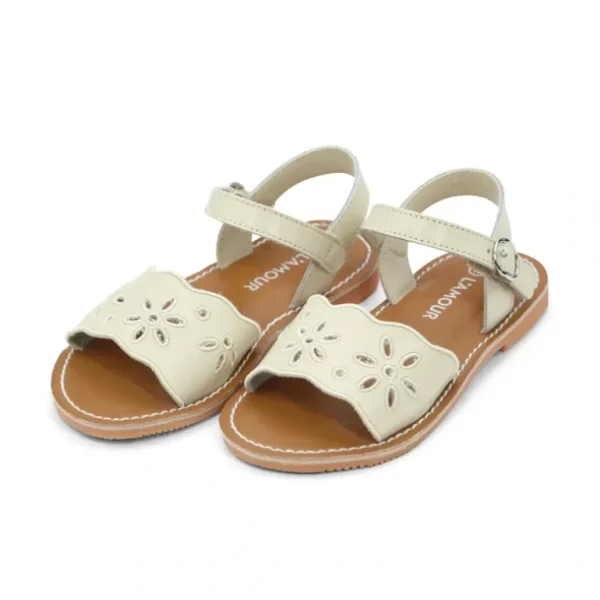 Shop All | Augusta Embroidered Sandal - CaringForTots - Professional Baby and Children's Products | Caring for Growth, Caring for Every Moment