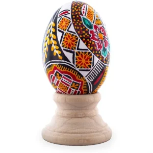 Shop All | Authentic Blown Real Eggshell Ukrainian Easter Egg Pysanka 054 - CaringForTots - Professional Baby and Children's Products | Caring for Growth, Caring for Every Moment