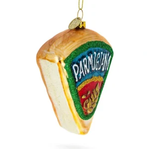 Shop All | Authentic Italian Cheese - Blown Glass Christmas Ornament - CaringForTots - Professional Baby and Children's Products | Caring for Growth, Caring for Every Moment