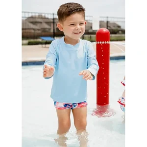 Shop All | Baby Blue Dream Rash Guard - CaringForTots - Professional Baby and Children's Products | Caring for Growth, Caring for Every Moment
