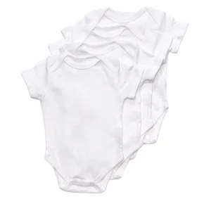 Shop All | Baby Cotton Short Sleeve Bodysuits 4-pack - CaringForTots - Professional Baby and Children's Products | Caring for Growth, Caring for Every Moment