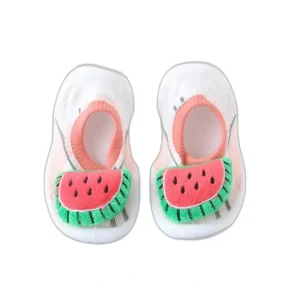 Shop All | Baby Doll Sock Shoes - Pink Watermelon - CaringForTots - Professional Baby and Children's Products | Caring for Growth, Caring for Every Moment