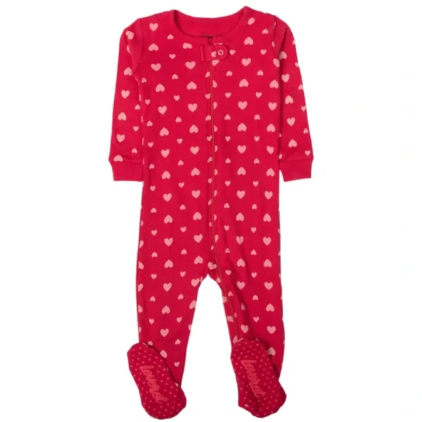 Shop All | Baby Footed Hearts Pajamas - CaringForTots - Professional Baby and Children's Products | Caring for Growth, Caring for Every Moment