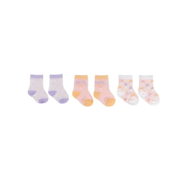 Shop All | Baby Socks Trio - Mushy Love - CaringForTots - Professional Baby and Children's Products | Caring for Growth, Caring for Every Moment