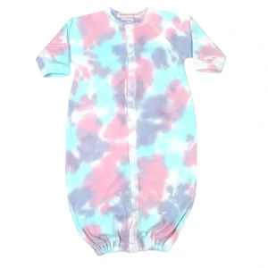 Shop All | Baby Tie Dye Converter Gown - Sierra - CaringForTots - Professional Baby and Children's Products | Caring for Growth, Caring for Every Moment