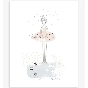 Shop All | Ballerina - Children's Poster - Ballerina Dancer - CaringForTots - Professional Baby and Children's Products | Caring for Growth, Caring for Every Moment