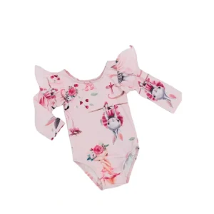 Shop All | Ballet Beauties L/s Flutter Sleeve Leotard - CaringForTots - Professional Baby and Children's Products | Caring for Growth, Caring for Every Moment