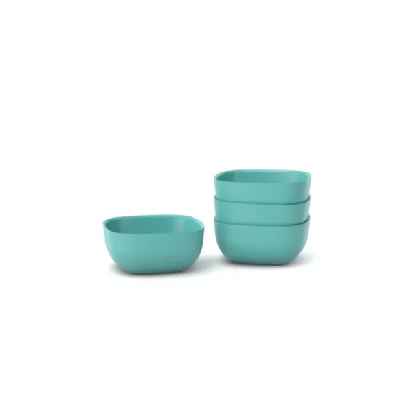 Shop All | Bamboo Small Bowl - 4 Piece Set - Lagoon - CaringForTots - Professional Baby and Children's Products | Caring for Growth, Caring for Every Moment