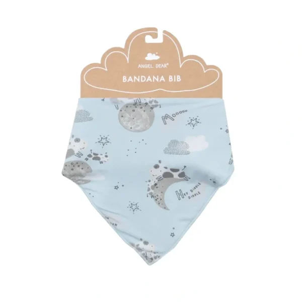 Shop All | Bandana Bib - I Love You To The Moon Cows - CaringForTots - Professional Baby and Children's Products | Caring for Growth, Caring for Every Moment