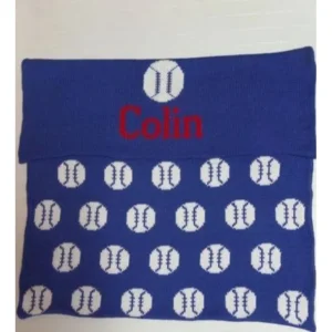 Shop All | Baseball Double Cotton Knit Blanket - CaringForTots - Professional Baby and Children's Products | Caring for Growth, Caring for Every Moment