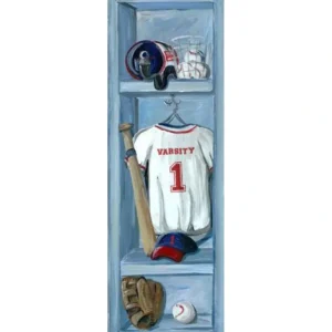 Shop All | Baseball Locker Wall Art - CaringForTots - Professional Baby and Children's Products | Caring for Growth, Caring for Every Moment