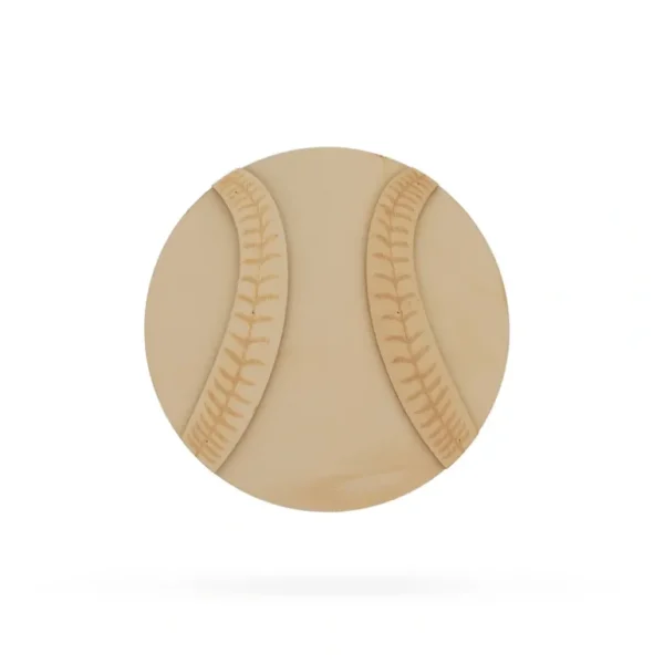 Shop All | Baseball Unfinished Wooden Shape Craft Cutout Diy Unpainted 3d Plaque 6 Inches - CaringForTots - Professional Baby and Children's Products | Caring for Growth, Caring for Every Moment