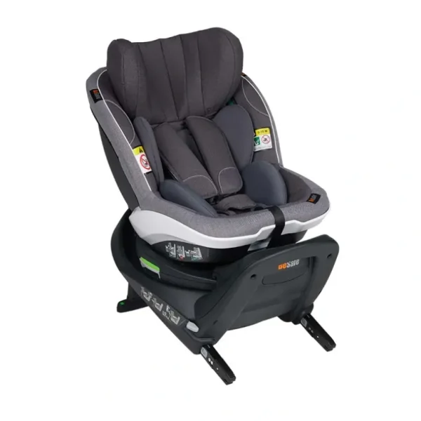 Shop All | BeSafe iZi Turn i-Size Car Seat - Metallic Melange - CaringForTots - Professional Baby and Children's Products | Caring for Growth, Caring for Every Moment