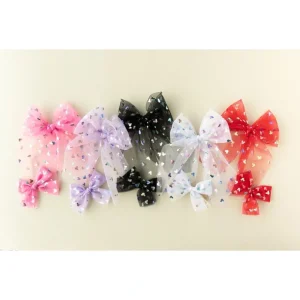 Shop All | Bibbidi Bobbidi - Purple | Tulle Statement Bow - CaringForTots - Professional Baby and Children's Products | Caring for Growth, Caring for Every Moment