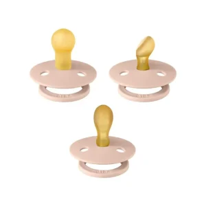 Shop All | BIBS Try-It Colour Pacifiers - 3 Pack - Blush - CaringForTots - Professional Baby and Children's Products | Caring for Growth, Caring for Every Moment