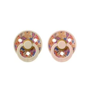 Shop All | BIBS X LIBERTY Colour Latex Pacifier - 2 Pack - Blush Mix - June Blossom - CaringForTots - Professional Baby and Children's Products | Caring for Growth, Caring for Every Moment