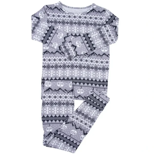 Shop All | Big Kid Pajama - Fair Isle Ski Charcoal - CaringForTots - Professional Baby and Children's Products | Caring for Growth, Caring for Every Moment