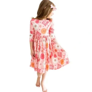 Shop All | Big Sis Floral Twirl Dress - CaringForTots - Professional Baby and Children's Products | Caring for Growth, Caring for Every Moment