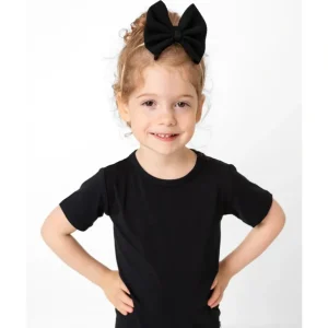Shop All | Black | Toddler Girl Nylon Bow - CaringForTots - Professional Baby and Children's Products | Caring for Growth, Caring for Every Moment