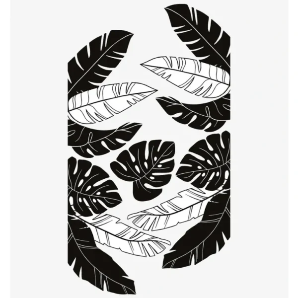 Shop All | Black Majik - Large Sticker - Tropical Leaves - CaringForTots - Professional Baby and Children's Products | Caring for Growth, Caring for Every Moment