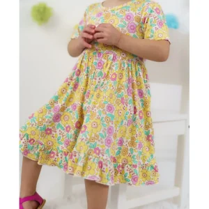 Shop All | Bloomin' Wildflowers Dream Ruffle Dress - CaringForTots - Professional Baby and Children's Products | Caring for Growth, Caring for Every Moment