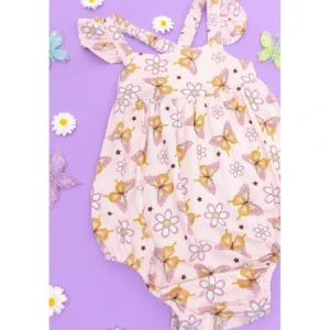 Shop All | Blossomin' Butterfly Dream Bubble Romper - CaringForTots - Professional Baby and Children's Products | Caring for Growth, Caring for Every Moment