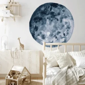 Shop All | Blue Moon Wall Decal - CaringForTots - Professional Baby and Children's Products | Caring for Growth, Caring for Every Moment
