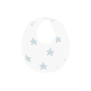 Shop All | Blue Stars Print Bib - CaringForTots - Professional Baby and Children's Products | Caring for Growth, Caring for Every Moment