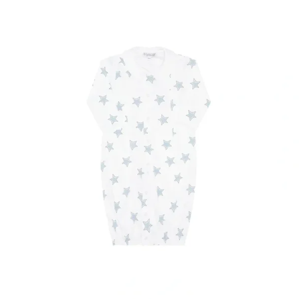 Shop All | Blue Stars Print Converter Gown - CaringForTots - Professional Baby and Children's Products | Caring for Growth, Caring for Every Moment