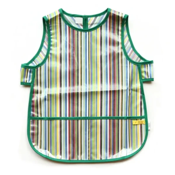 Shop All | Blue Stripe Bib - CaringForTots - Professional Baby and Children's Products | Caring for Growth, Caring for Every Moment