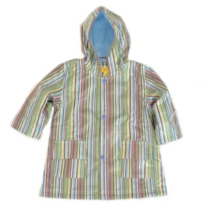 Shop All | Blue Stripe Raincoat - CaringForTots - Professional Baby and Children's Products | Caring for Growth, Caring for Every Moment