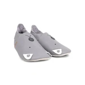 Shop All | Bobux Soft Sole Woof - Gull Grey - CaringForTots - Professional Baby and Children's Products | Caring for Growth, Caring for Every Moment