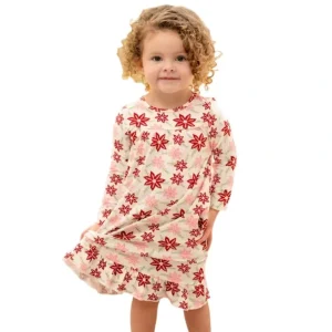 Shop All | Boho Dress - Poinsettia - CaringForTots - Professional Baby and Children's Products | Caring for Growth, Caring for Every Moment