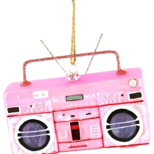 Shop All | Boombox Ornament, Pink - CaringForTots - Professional Baby and Children's Products | Caring for Growth, Caring for Every Moment