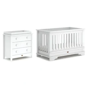 Shop All | Boori Eton Convertible 2 Piece Nursery Set - White - CaringForTots - Professional Baby and Children's Products | Caring for Growth, Caring for Every Moment