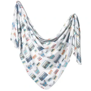 Shop All | Bruno Knit Swaddle Blanket - CaringForTots - Professional Baby and Children's Products | Caring for Growth, Caring for Every Moment