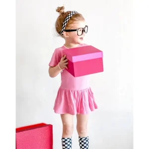 Shop All | Bubblegum Rib Dream Bodysuit Dress - CaringForTots - Professional Baby and Children's Products | Caring for Growth, Caring for Every Moment